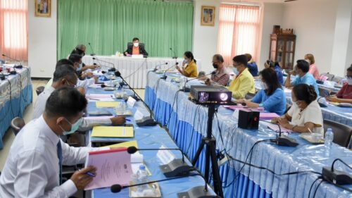 พมจ.พัทลุง ร่วมประชุมคณะอนุกรรมการบริหารกองทุนพัฒนาบทบาทสตรีระดับจังหวัด จังหวัดพัทลุง ครั้งที่ 1/2565
