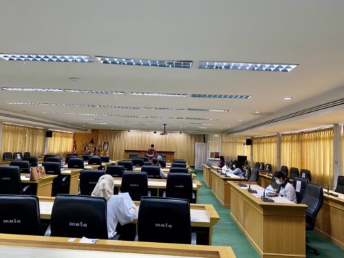 สนง.พมจ.พัทลุง จัดการประเมินสมรรถนะ ครั้งที่ 1 (สอบข้อเขียน) เพื่อเลือกสรรเป็นพนักงานกองทุนส่งเสริมและพัฒนาคุณภาพชีวิตคนพิการ ตำแหน่ง นักสังคมสงเคราะห์