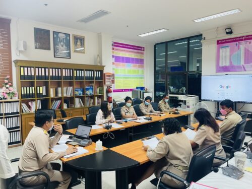พมจ.พัทลุง ประชุมข้าราชการและเจ้าหน้าที่ในหน่วยงาน เพื่อจัดทำแผนการจัดทำความรู้ของหน่วยงาน ประจำปี พ.ศ.2565