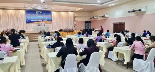 พมจ.พัทลุง ประชุมข้าราชการและเจ้าหน้าที่ในหน่วยงาน เพื่อซักซ้อมการจัดตั้งศูนย์ช่วยเหลือสังคมตำบล