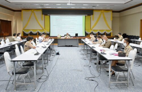 พมจ.พัทลุง ร่วมประชุมคณะกรรมการ พอ.สว. จังหวัดพัทลุง  ประจำปีงบประมาณ พ.ศ. 2565
