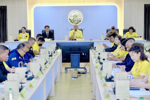 “พม.จังหวัดพัทลุงร่วมประชุม”จังหวัดพัทลุงประชุม ศอ.ปส.จ. เดินหน้าต้านภัยยาเสพติดอย่างเข้มข้น”